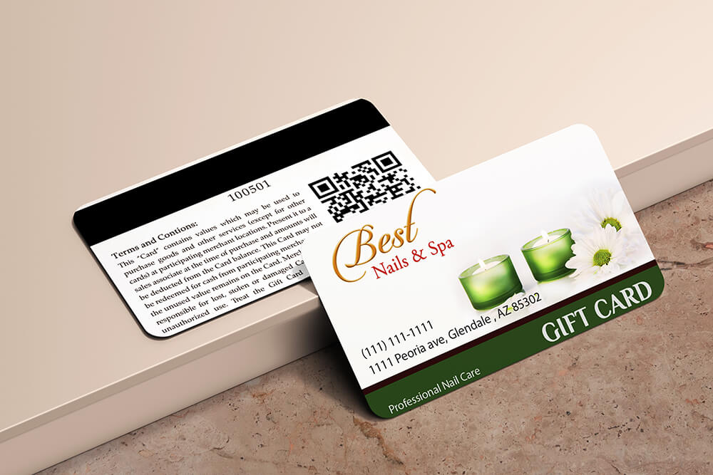Best nails gift card design