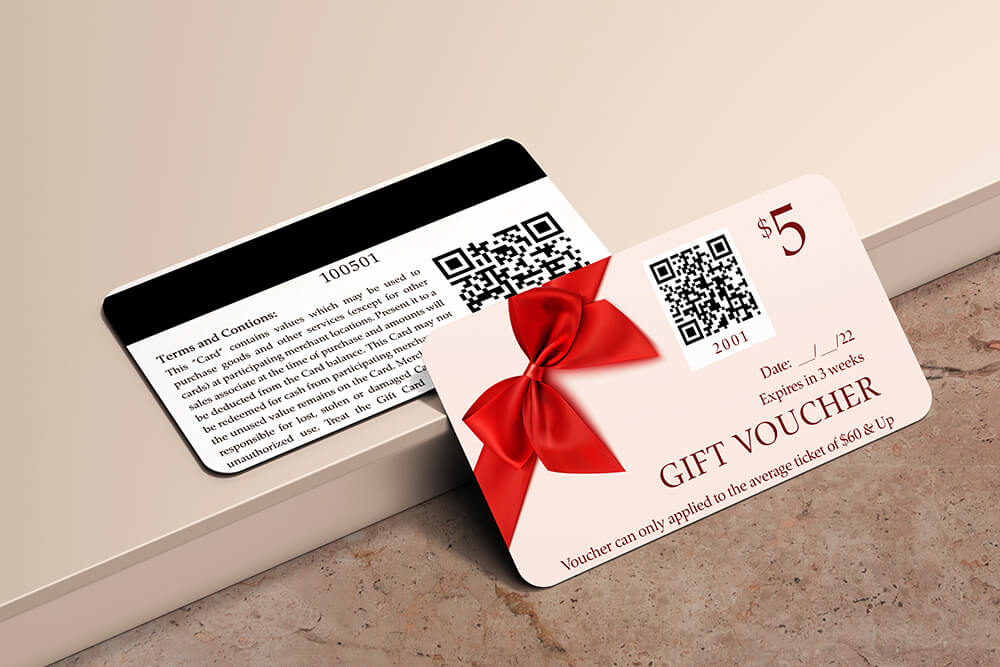 Gift voucher danny 2 gift card design